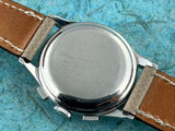 Vintage Gallet Stainless Steel Three Register Chronograph Hand-wind