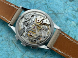 Vintage Gallet Stainless Steel Three Register Chronograph Hand-wind