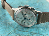 Vintage Gallet Stainless Steel Three Register Chronograph Hand-wind