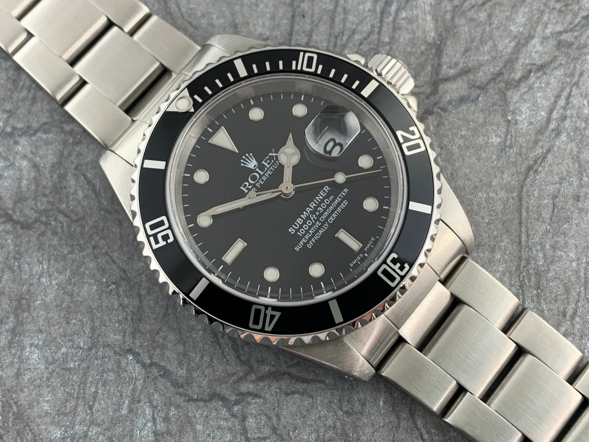 Ｏｙｓｔｅｒ　Ｐｅｒｐｅｔｕａｌ　Ｓｕｂｍａｒｉｎｅｒ：　Ｔ Rolex Oyster Perpetual Submariner Date Stainless Steel 16610