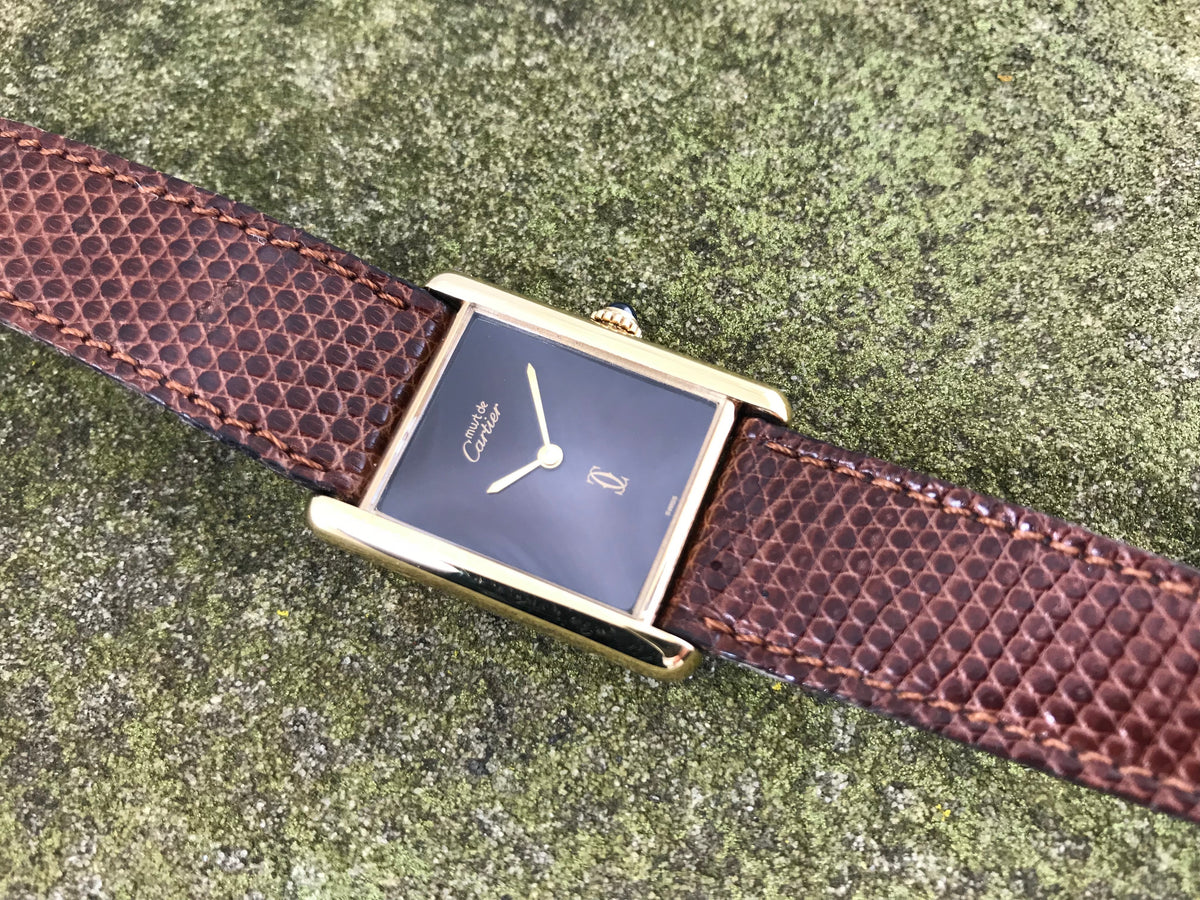 Cartier must de Cartier Vermeil Tank | Back In Time