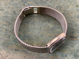 Baume & Mercier 14K White Gold and Diamond Hand Wind Mechanical Cushion