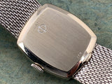 Baume & Mercier 14K White Gold and Diamond Hand Wind Mechanical Cushion