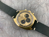 Vintage Movado Datron Sub Sea HS360 Gold-Plated Steel Case Back Chronograph Automatic Mechanical Unpolished!