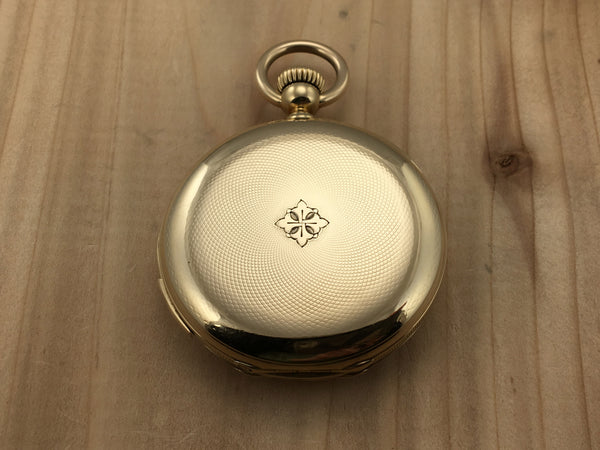 Antique Patek Philippe 18K Yellow Gold 1/4 Hour Repeater Pocket Watch