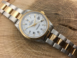 Rolex Oyster Perpetual Date Stainless Steel/18K Gold 15233