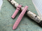 Light Pink Hadley Roma Genuine Matte Alligator USA Made Strap 14mm X 14mm