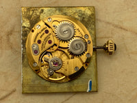 Vintage Baume & Mercier 14K Yellow Gold Tank Hand-wind Mechanical