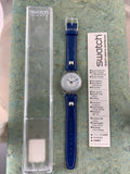 Vintage NOS Swatch Originals Ciel GK178 Plastic/Leather Quartz 1994 RARE!