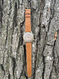Lecoultre Memovox Alarm Date Vintage Stainless Steel and Gold-Cap 35mm Hand-wind Circa 1960's RARE!