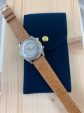 Lecoultre Memovox Alarm Date Vintage Stainless Steel and Gold-Cap 35mm Hand-wind Circa 1960's RARE!