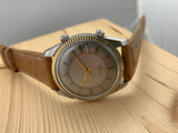 Lecoultre Memovox Alarm Date Vintage Stainless Steel and Gold-Cap 35mm Hand-wind Circa 1960's RARE!