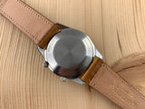 Lecoultre Memovox Alarm Date Vintage Stainless Steel and Gold-Cap 35mm Hand-wind Circa 1960's RARE!