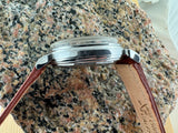 LeCoultre Power Reserve Vintage Stainless Steel 34 mm Circa 1950's RARE!