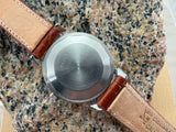 LeCoultre Power Reserve Vintage Stainless Steel 34 mm Circa 1950's RARE!