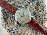 LeCoultre Power Reserve Vintage Stainless Steel 34 mm Circa 1950's RARE!