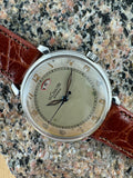 LeCoultre Power Reserve Vintage Stainless Steel 34 mm Circa 1950's RARE!