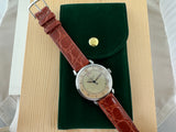 LeCoultre Power Reserve Vintage Stainless Steel 34 mm Circa 1950's RARE!