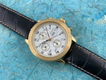 Vintage Longines 18K Yellow Gold Lindbergh Hour Angle Chronograph Automatic L26026 Very Rare!