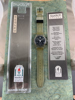 Vintage NOS Swatch Originals Chronograph See Through SCK110 Plastic Quartz 1996 VERY RARE!