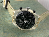 Vintage NOS Swatch Originals Chronograph See Through SCK110 Plastic Quartz 1996 VERY RARE!