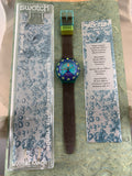 Vintage NOS Swatch Originals Scuba 200 Bermuda Triangle SDN106 Plastic Quartz 1993 RARE!