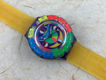Vintage NOS Swatch Originals Scuba 200 Color Wheel SDV101 Plastic Quartz 1994 RARE!