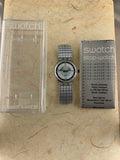 Vintage NOS Swatch Originals Stop Watch SSK108 Rusher Plastic/Metal Stretch Quartz 1994