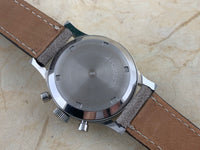 Vintage Wittnauer Geneve Professional Stainless Steel Two Register Chronograph Hand-wind