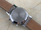 Vintage Wittnauer Geneve Professional Stainless Steel Two Register Chronograph Hand-wind
