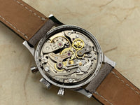 Vintage Wittnauer Geneve Professional Stainless Steel Two Register Chronograph Hand-wind
