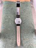 Vintage NOS Swatch Irony Full Size YGS1000C Night Flight Aluminum Quartz 1996 VERY RARE!