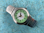 Vintage NOS Swatch Irony Full Size YGS112 Ghiacciolo Stainless Steel Quartz 1996 RARE!