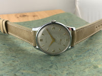 Vintage Zenith Stainless Steel and Chromium Hand-wind Mechanical OversizedMint, NOS, RARE!