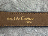 Cartier Lady's must de Cartier Vermeil Tank Quartz Ref # 3 66001