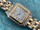 Cartier Panthere MidSize Date Stainless Steel / 18K Quartz Ref # 187949C
