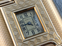 Dunhill 9K Yellow Gold Art Deco Lighter Watch
