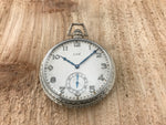 Elgin 14K White Gold Pocket Watch - Elgin | Back In Time International