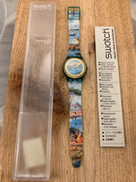 Vintage NOS Swatch Originals Sole Mio GM124 Plastic Quartz 1994 RARE!