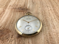 Gruen Veri-thin 10K Gold-filled Pocket Watch - Gruen | Back In Time International