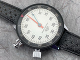 Vintage Heuer Game-Master Stainless Steel Stop Watch On Strap