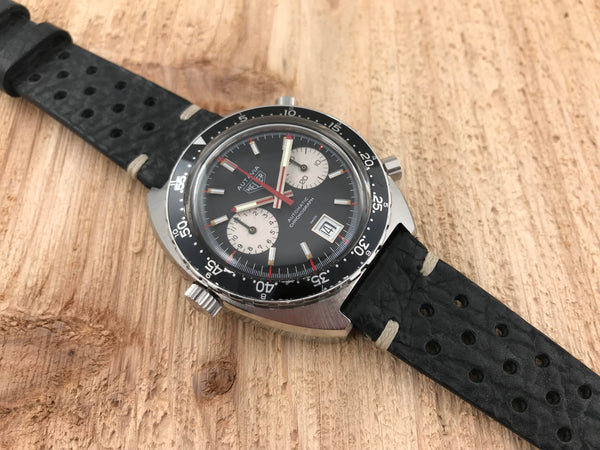 Heuer Autavia Stainless Steel Diver Chronograph Automatic 1163 - Heuer | Back In Time International