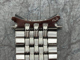 Vintage Heuer Autavia 2446C or Carrera Gay Freres 20mm All Original Stainless Steel Beads of Rice Bracelet UNPOLISHED!