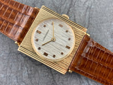 Vintage Longines 14K Yellow Gold Hand-wind Mechanical Square