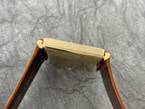 Vintage Longines 14K Yellow Gold Hand-wind Mechanical Square