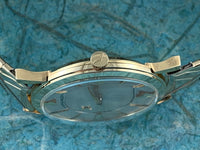 Vintage Longines 14K Gold Mystery Dial Round MidCentury Modern All Original!