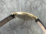 Omega 14K Gold Round Thin Quartz Dress Watch Ref# 191.746