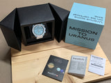 Omega X Swatch Bioceramic MoonSwatch Chronograph Mission to Uranus Quartz