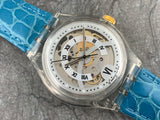 Vintage NOS Swatch Originals Automatic Eisscholle SAK118 1995 Automatic VERY RARE!